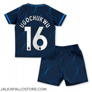 Chelsea Lesley Ugochukwu #16 Vieraspaita Lapsille 2023-24 Lyhythihainen (+ shortsit)